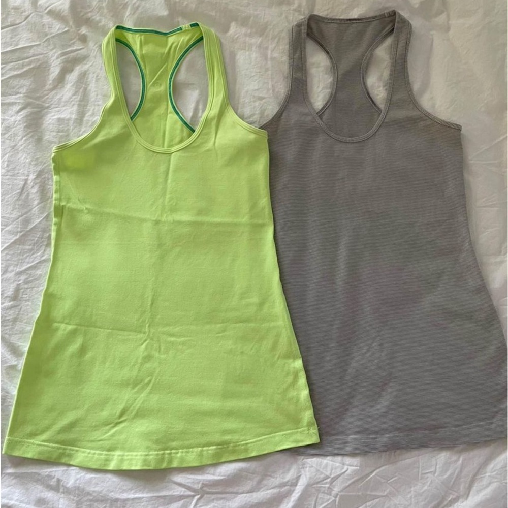 Lululemon Running Tanks (x2) - Size 4